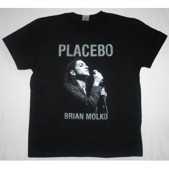Tops - Placebo Tour 2010 Brian Molko New Black T-Shirt